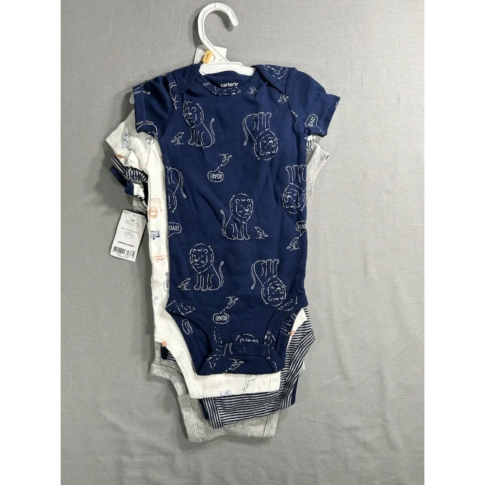 New Carter's Baby One Piece 12 Month Lot of‎ 5